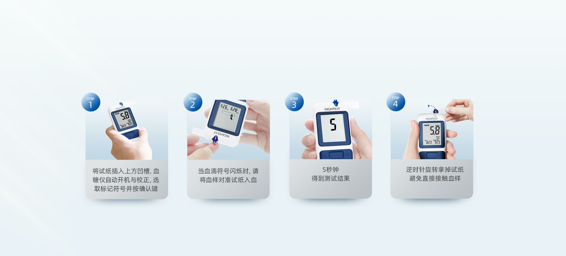 4步測血糖 控糖易上手